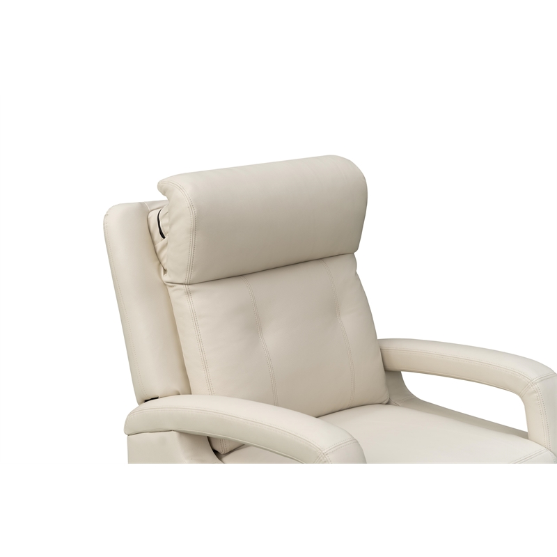 Barcalounger Gilbert Power Swivel Glider Recliner in Troy Cream