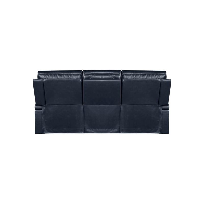Barcalounger Glenwood Sofa w/Power Recliner in Rainer Ocean