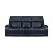 Barcalounger Glenwood Sofa w/Power Recliner in Rainer Ocean