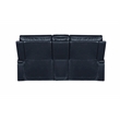 Barcalounger Glenwood Loveseat Console w/Power Recliner in Rainer Ocean