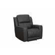 Barcalounger Pierce Zero Gravity Power Recliner in Homerun Dark Gray