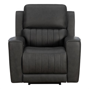 Barcalounger Pierce Zero Gravity Power Recliner in Homerun Dark Gray