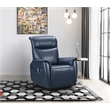 Barcalounger Leighton Power Lift Recliner in Marco Navy Blue