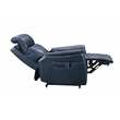Barcalounger Leighton Power Lift Recliner in Marco Navy Blue
