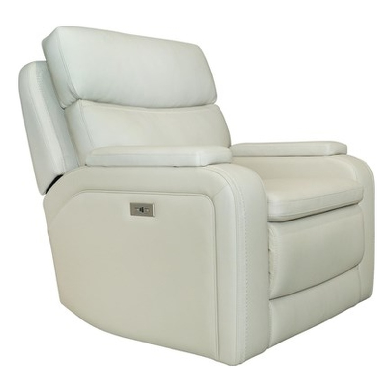 Barcalounger Gunner Power Recliner w/ Head Rest in Kobi Almond