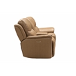 Barcalounger Kaden Power Reclining Console Loveseat in Elliott Taupe