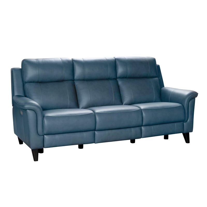 Barcalounger Kester Power Reclining Sofa w/Power Head Rests in Masen Bluegray