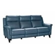 Barcalounger Kester Power Reclining Sofa w/Power Head Rests in Masen Bluegray