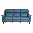 Barcalounger Kester Power Reclining Sofa w/Power Head Rests in Masen Bluegray