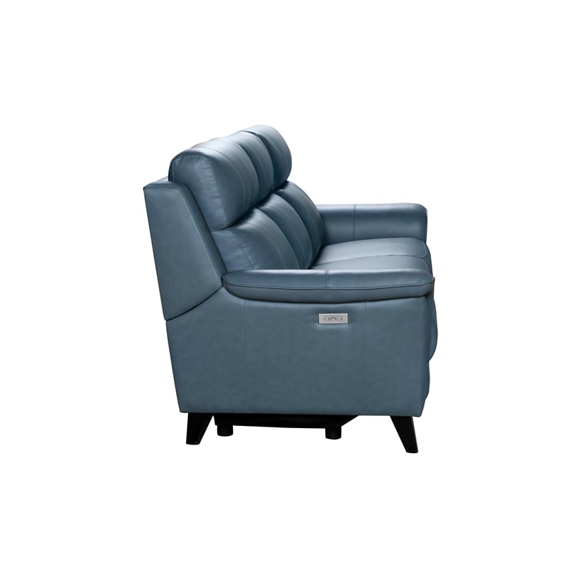 Barcalounger Kester Power Reclining Sofa w/Power Head Rests in Masen Bluegray