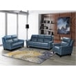 Barcalounger Kester Power Reclining Sofa w/Power Head Rests in Masen Bluegray