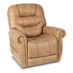 Barcalounger Lucas Power Lift Recliner w/ 3 Zone Heat in Canyon Silt