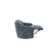 Barcalounger Millie Single Power Swivel Chair w/ Footrest Only in Maze Denim