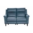 Barcalounger Kester Power Reclining Loveseat w/Power Head Rest in Masen Bluegray