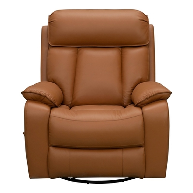 Barcalounger Mac Swivel Glider Recliner in Caleigh Sand