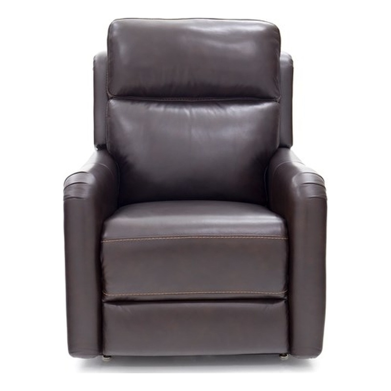 Barcalounger Longview Power Lift Recliner w/Heat in Rainer Walnut