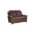 Barcalounger Briar Power Reclining Loveseat w/Power Head Rest Clifton Chocolate