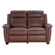Barcalounger Briar Power Reclining Loveseat w/Power Head Rest Clifton Chocolate