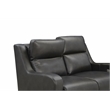 Barcalounger Ayden Power Reclining Loveseat in Elway Dark Gray