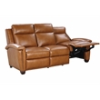 Barcalounger Briar Power Reclining Sofa w/Power Head Rests in Elwood Saddle