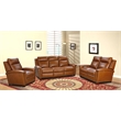 Barcalounger Briar Power Reclining Sofa w/Power Head Rests in Elwood Saddle