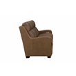 Barcalounger Ayden Power Reclining Sofa w/Head Rests & Lumbar in Hillwood Toffee