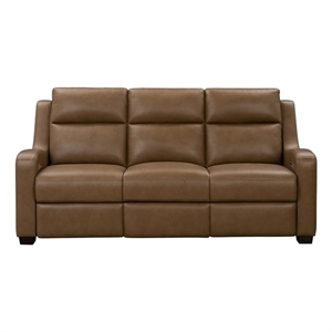 Barcalounger Ayden Power Reclining Sofa w/Head Rests & Lumbar in Hillwood Toffee
