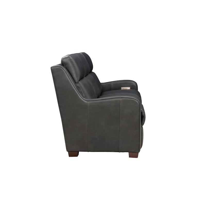 Barcalounger Ayden Power Reclining Sofa in Elway Dark Gray