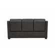 Barcalounger Ayden Power Reclining Sofa in Elway Dark Gray