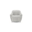 Barcalounger Millie Single Power Swivel Chair w/Power Footrest Only in Maze Dove