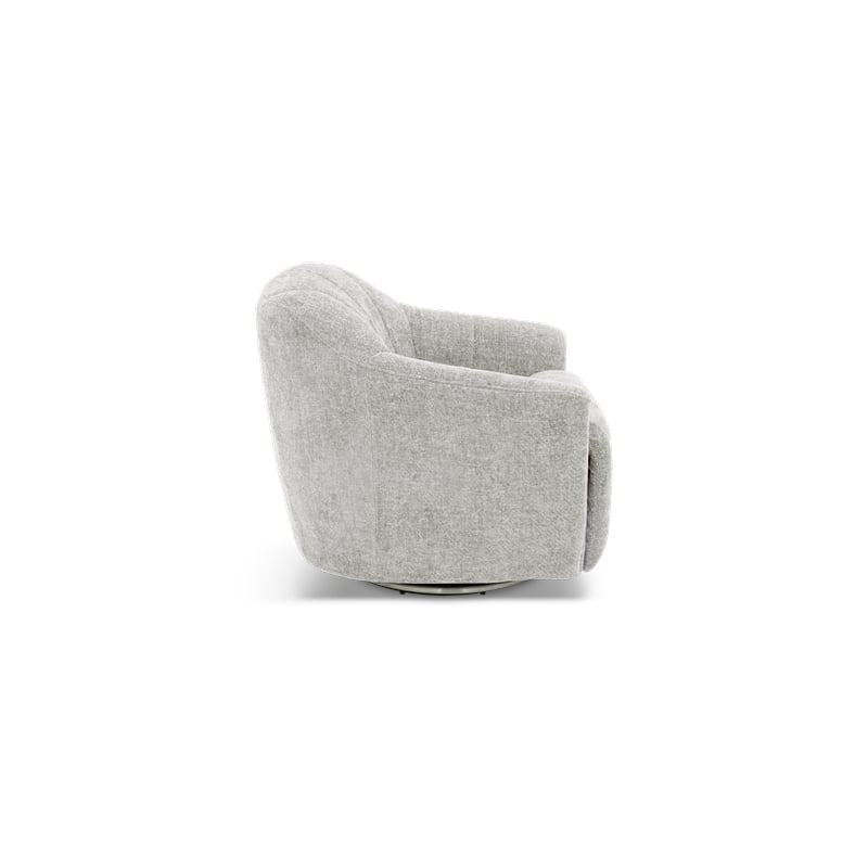 Barcalounger Millie Single Power Swivel Chair w/Power Footrest Only in Maze Dove