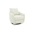 Barcalounger Morrow Single Power Swivel Chair w/ Footrest Only in Stella Pearl