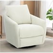 Barcalounger Morrow Single Power Swivel Chair w/ Footrest Only in Stella Pearl