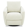 Barcalounger Morrow Single Power Swivel Chair w/ Footrest Only in Stella Pearl