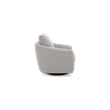 Barcalounger Morrow Single Power Swivel Chair w/ Footrest Only in Stella Silver