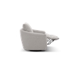 Barcalounger Morrow Single Power Swivel Chair w/ Footrest Only in Stella Silver
