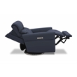 Barcalounger Mae Power Swivel Recliner in Sorrento Ocean