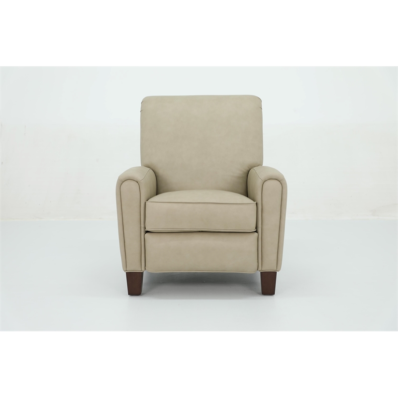 Barcalounger Harrington Push Thru The Arms Recliner in Cashmere Stone