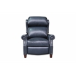 Barcalounger Meade Push Thru The Arms Recliner in Shoreham Blue