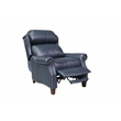 Barcalounger Meade Push Thru The Arms Recliner in Shoreham Blue