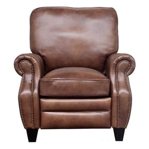 Barcalounger Briarwood Push Thru The Arms Recliner in Wenlock Tawny