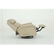 Barcalounger Crews Swivel Glider Recliner in Cashmere Stone