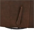 Barcalounger Crews Swivel Glider Recliner in Ashford Walnut