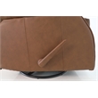 Barcalounger Crews Swivel Glider Recliner in Dobbs Saddle