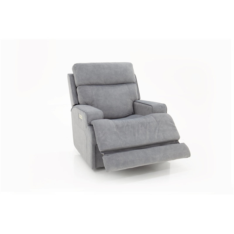 Barcalounger Ashbee Zero Gravity Power Recliner in Arula Dolphin