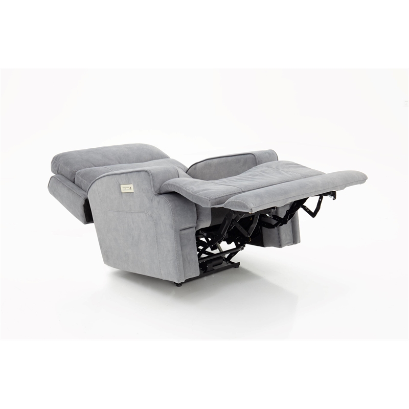 Barcalounger Ashbee Zero Gravity Power Recliner in Arula Dolphin