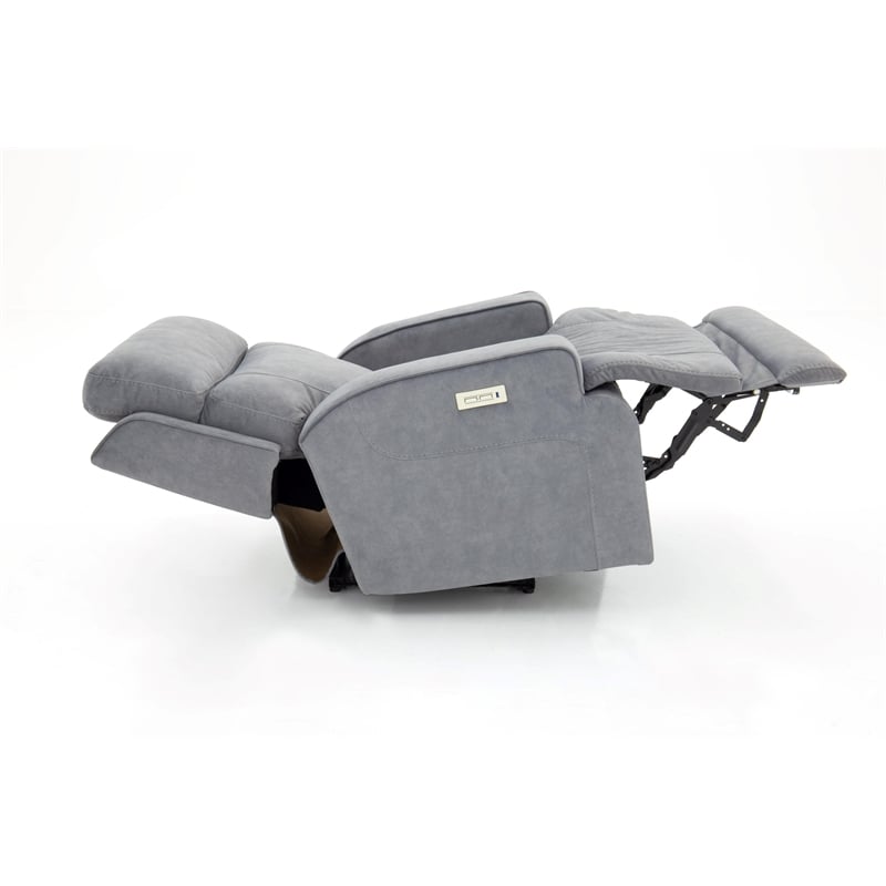 Barcalounger Ashbee Zero Gravity Power Recliner in Arula Dolphin