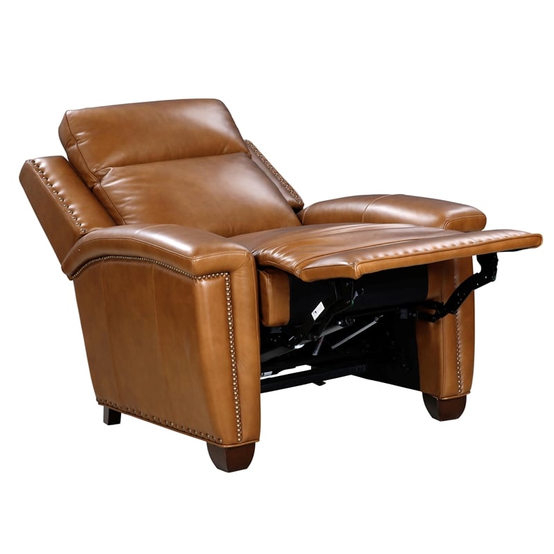 Barcalounger Briar Power Recliner w/Power Head Rest in Elwood Saddle