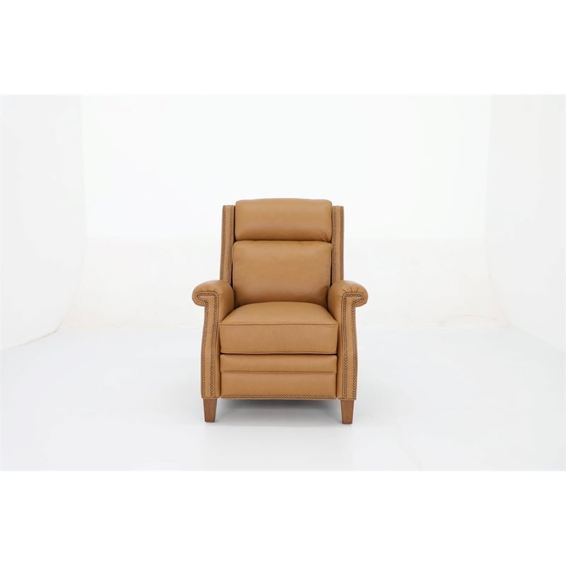 Barcalounger Barrett Power Recliner w/Power Head Rest in Santa Fe Brandy