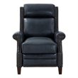 Barcalounger Barrett Power Recliner w/Power Head Rest in Barone Navy Blue